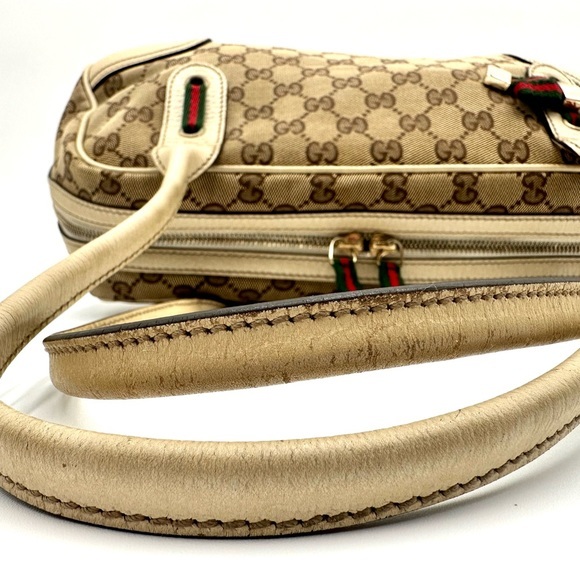 Gucci Prince Boston Canvas Bag - Picture 6 of 16
